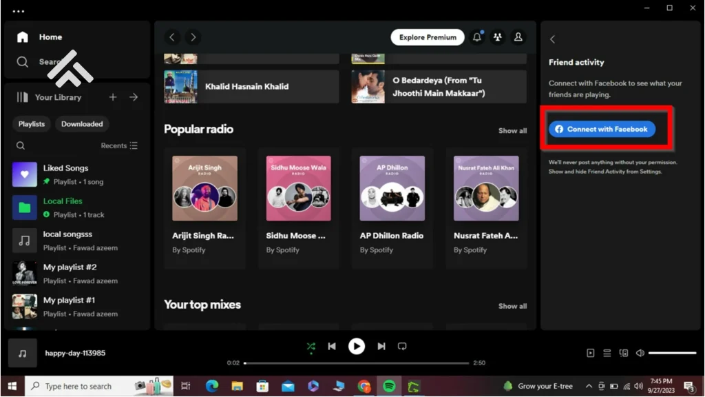 Find Friends on Spotify