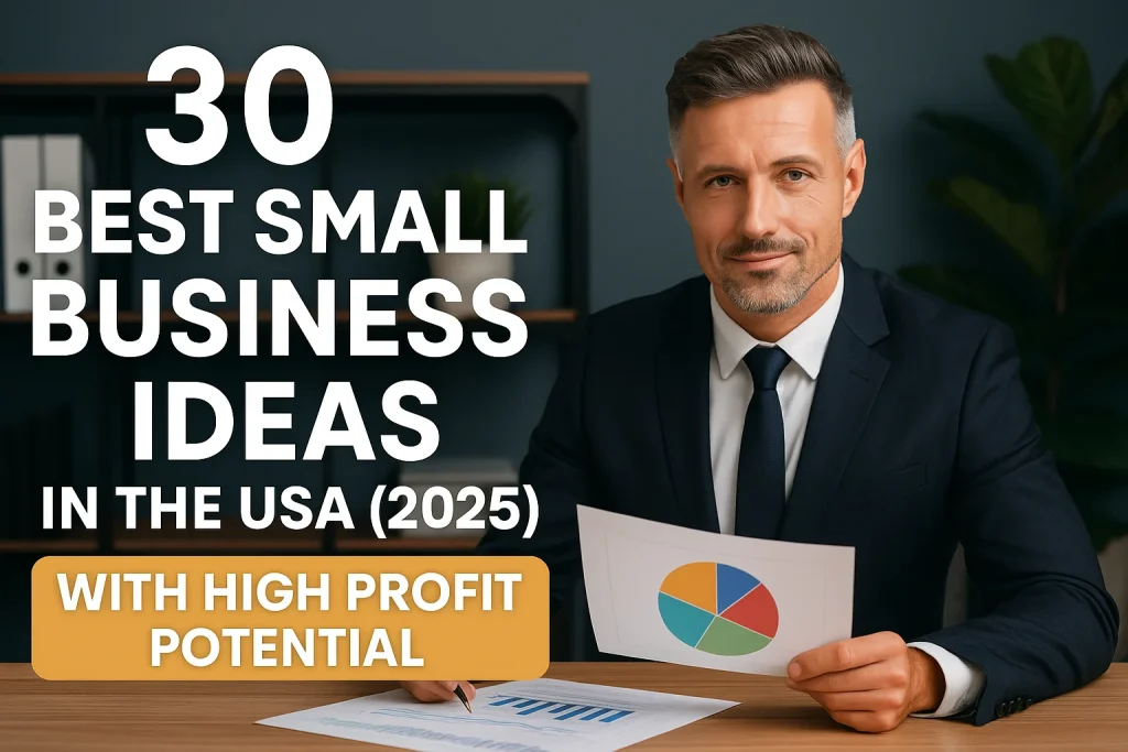 30 Best Small Business Ideas in the USA (2025) With High Profit Potential