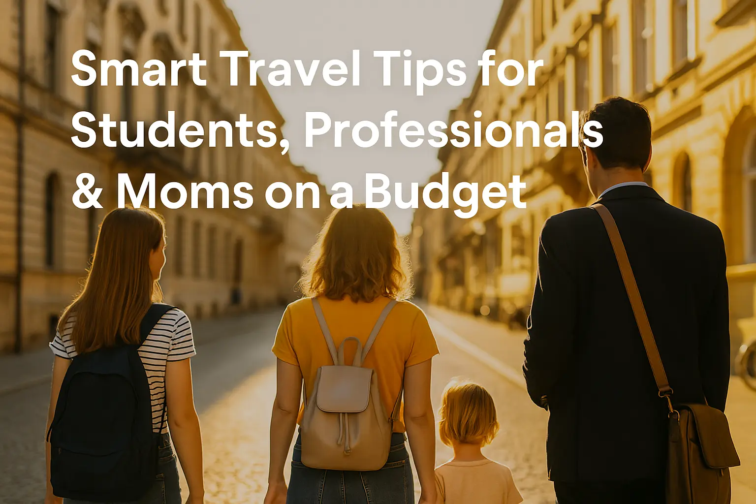Smart Travel Tips for Students, Professionals & Moms on a Budget