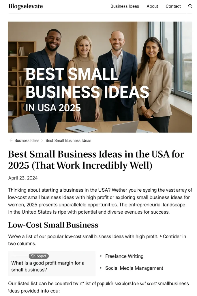 home healthcare business ideas USA 2025